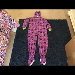 Onesie purple pajamas